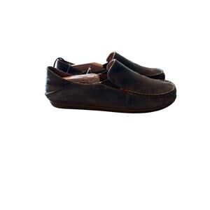 Olukai Women’s Nohea Nubuck Loafers, brown, size 10